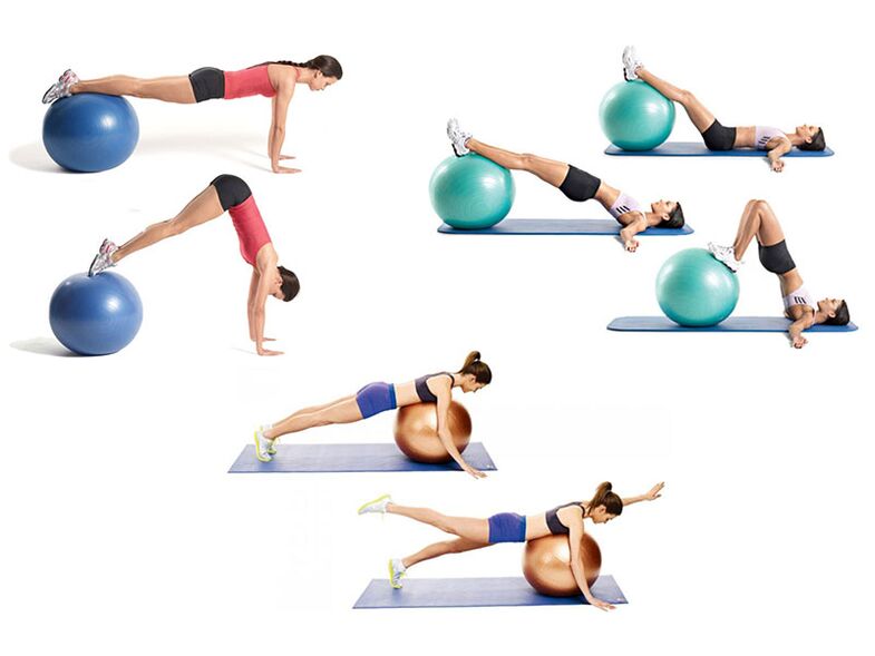 For the treatment of osteochondrosis of the spine, exercises from the physical therapy complex are performed