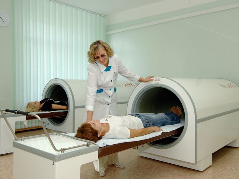 To diagnose osteochondrosis, MRI is done